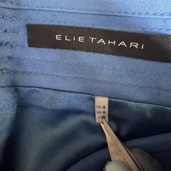 Elie Tahari Blue Pencil Skirt – Size 4 - Picture 7 of 7